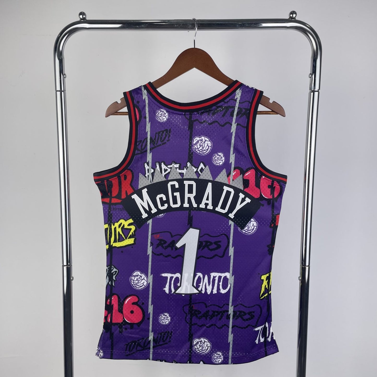 Tracy McGrady Purple Toronto Raptors 1998/99 Graffiti Edition