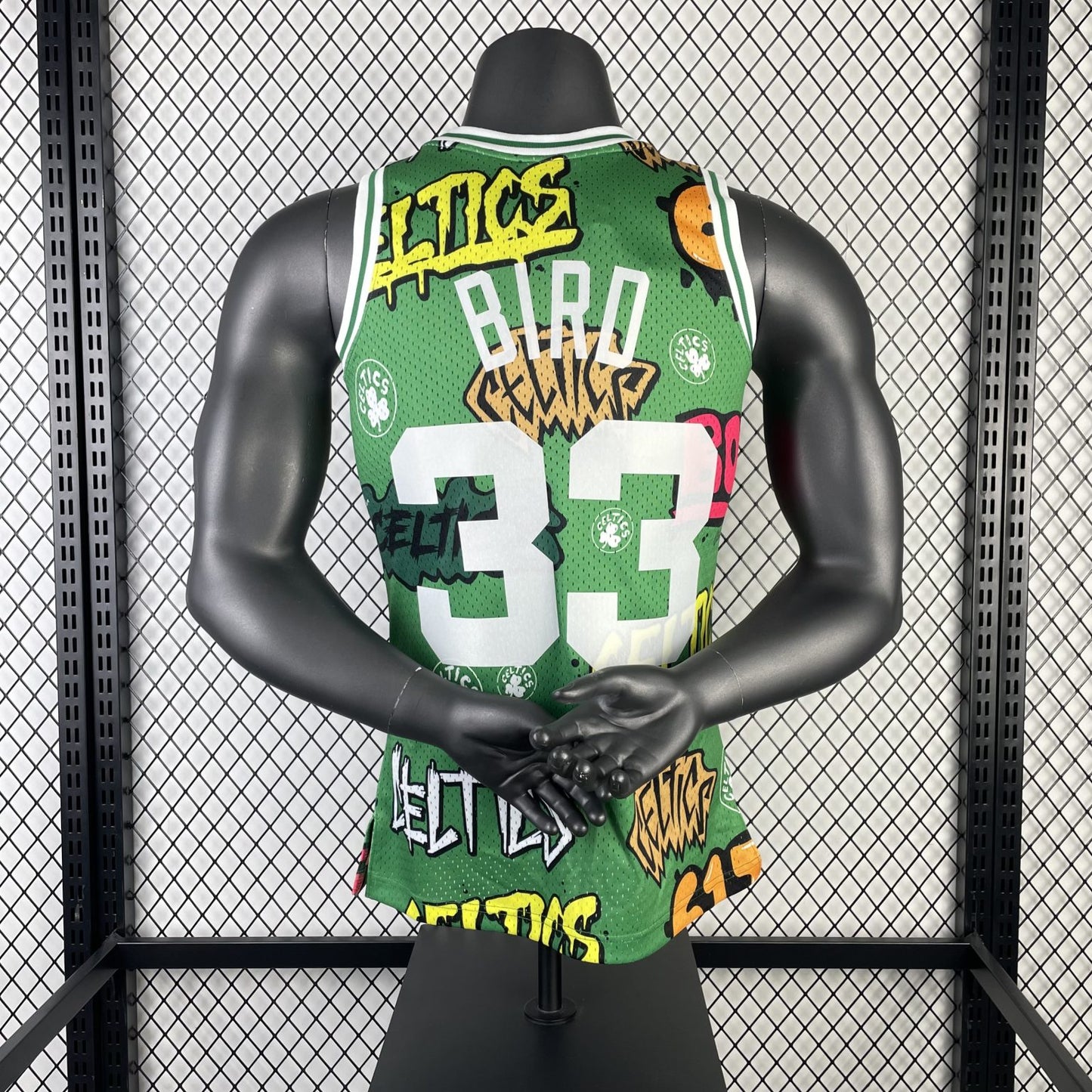 Larry Bird 1985/86 Graffiti Green Swingman
