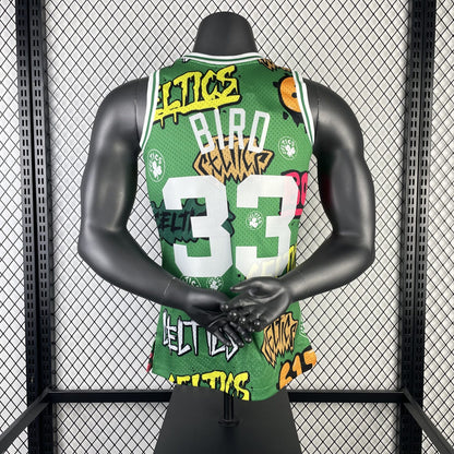 Larry Bird 1985/86 Graffiti Green Swingman