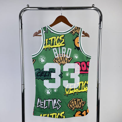 Larry Bird 1985/86 Graffiti Green Swingman