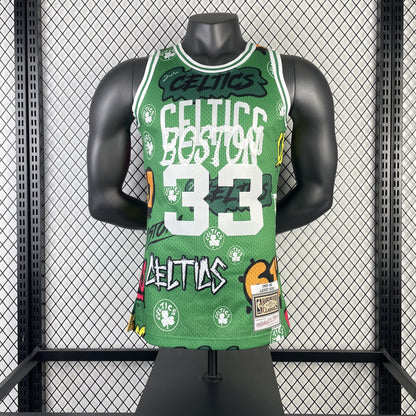 Larry Bird 1985/86 Graffiti Green Swingman